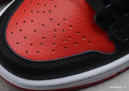 001 Jordan OG 1 Retro Bred High 001 Red Banned Black Air 555088  555088 Kid Kids  0513